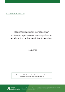 Acceso y promoción de la competencia en el sector de los servicios funerarios