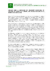 Circular sobre la ordenación del transporte discrecional de pasajeros en vehículos de turismo, con especial incidencia en la normativa de ámbito local